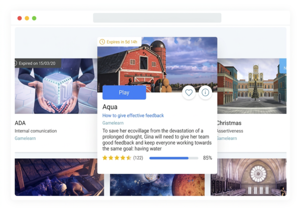 Serious Games Catalog + Admin